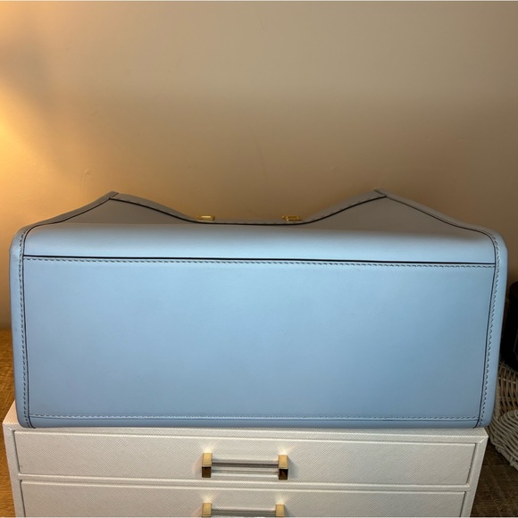 🩵✨SOLD✨🩵($3100 Retail) Fendi Medium Sunshine Tote Bag Blue - Picture 9 of 9